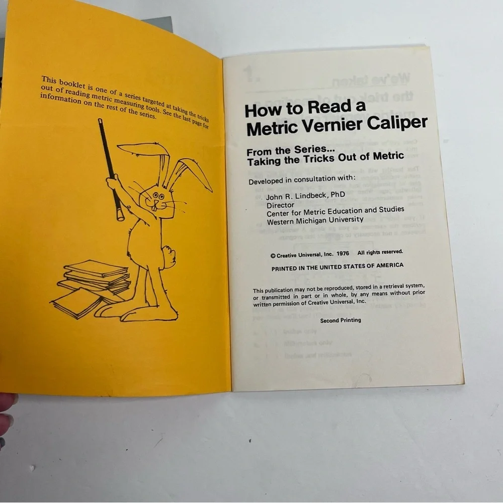 taking the tricks out of metrics vintage‎ 1976 first printing ephemera nostalgic